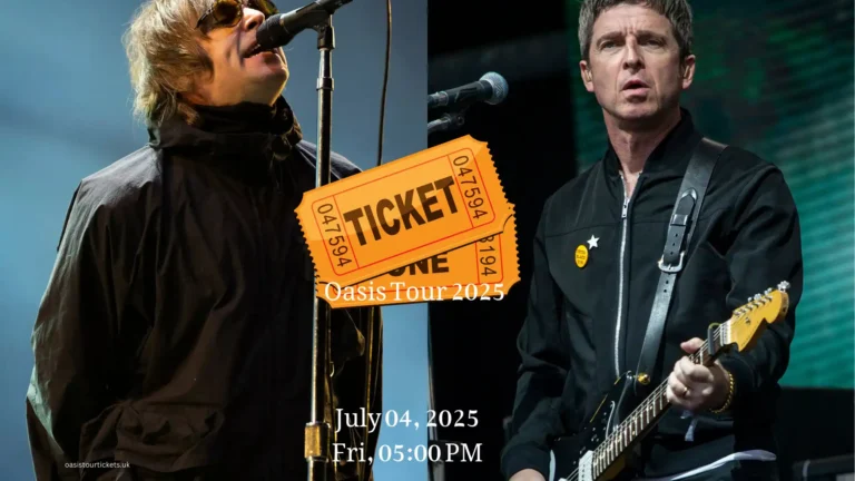 Oasis 04 July Tickets