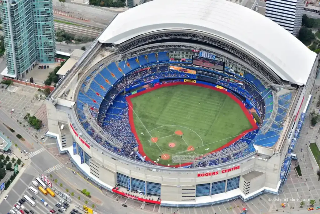 Roger Staium Aerial view